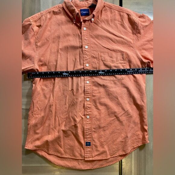 Catalina orange button down - Picture 4 of 7